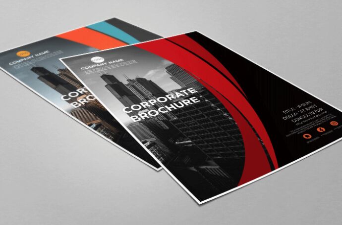Corporate Brochure Flyer Design PSD