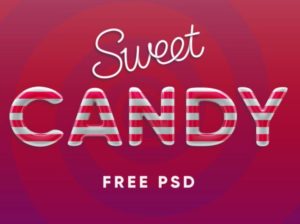 Sweet Candy Letters & Characters PSD