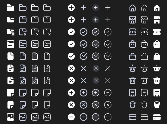 800+ Stroke Icons Pack