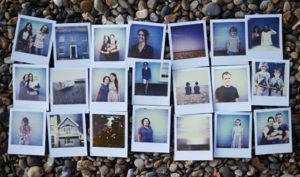 Polaroid Frames Mockup PSD