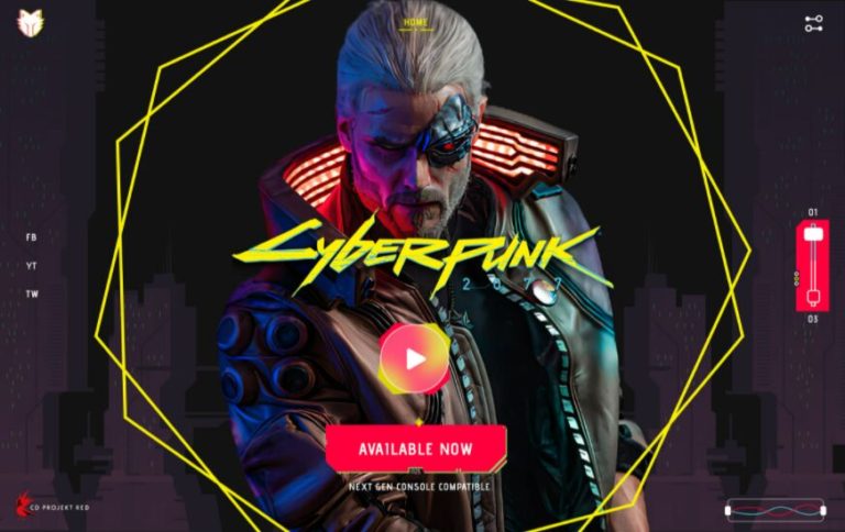 Cyberpunk 2077 UI Design Figma