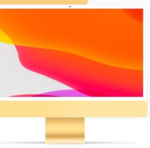Minimal iMac 24 Mockup PSD