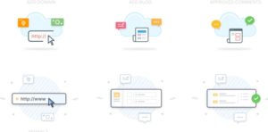 App Empty State Illustration Set Sketch