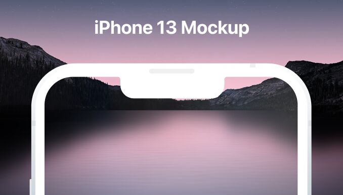 Minimal iPhone 13 Mockup Figma