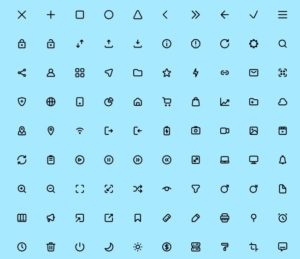 80+ System Icons Figma