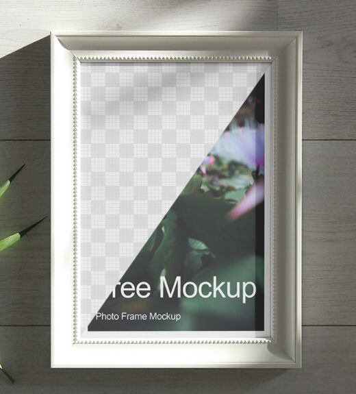Realistic Wall Photo Frame Mockup (TIF)