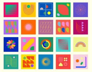 20 Colorful Geometric Shapes Figma