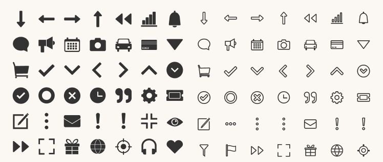 100+ General Icons Pack Figma
