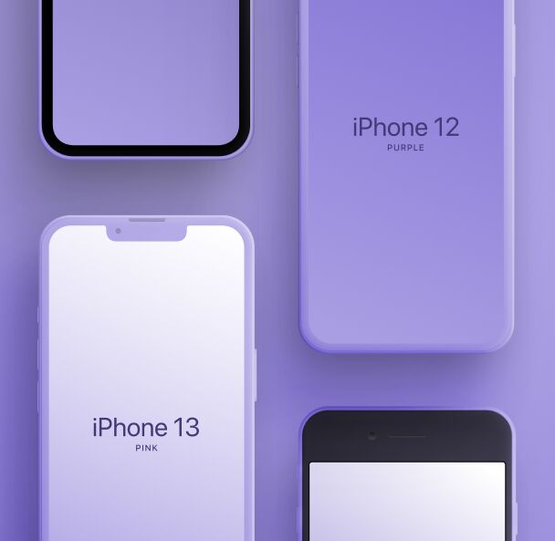 Matte iPhone Mockups Figma