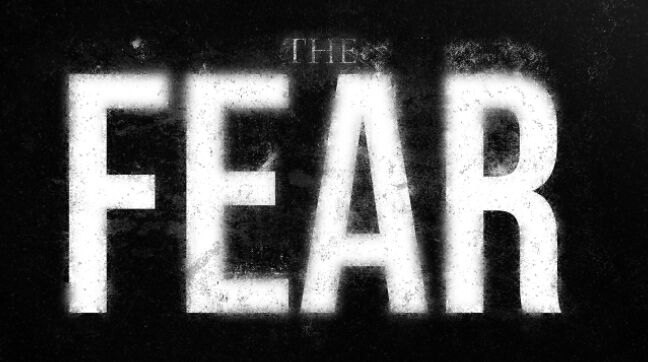 The Fear Text Effect PSD