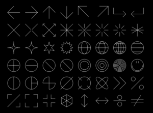 Thin Glyphs Icon Set Figma