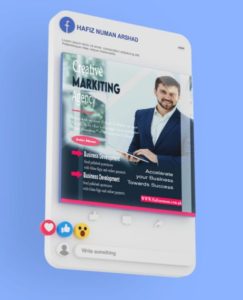 3D Facebook Post PSD Template