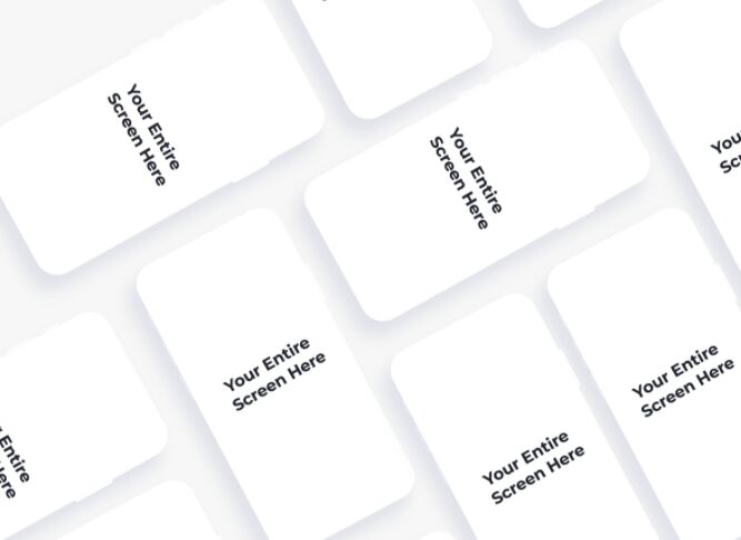 iPhone App Presentation Template Adobe XD