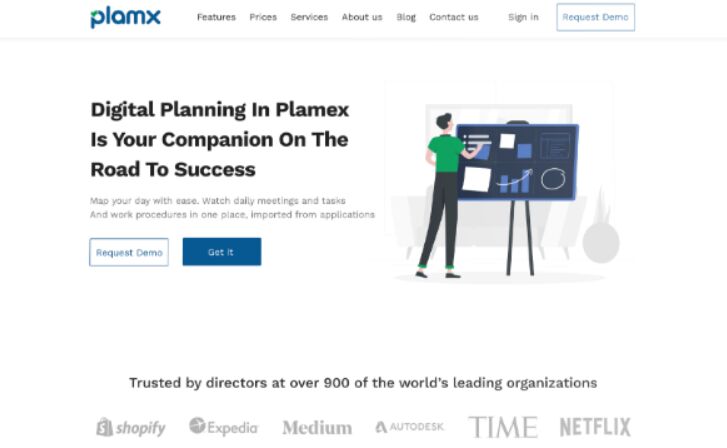 SaaS Website Template Adobe XD
