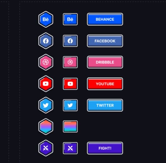 Fancy Button Template Figma