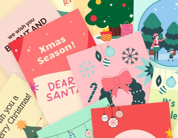 Holiday Card Templates With Illustrations Figma