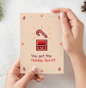 Holiday Cards With Pretty Patterns Vector