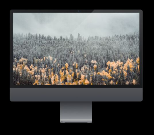 iMac 24 Figma Mockup