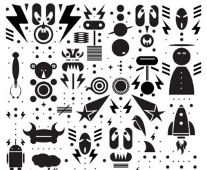 Character Icons Pack Vector