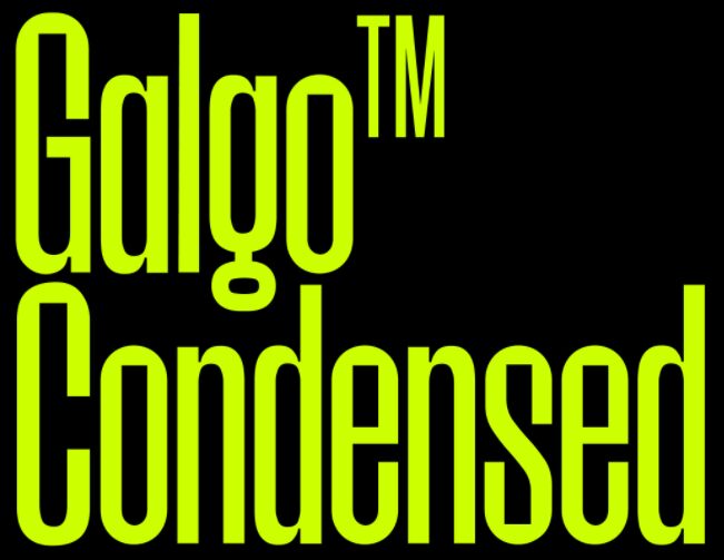 Galgo Condensed Font