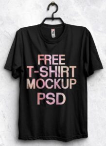 Simple Editable T-Shirt Mockup PSD
