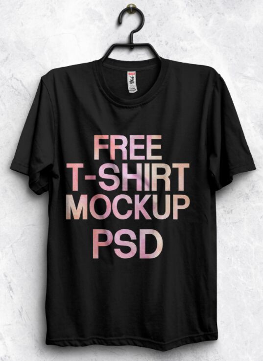 Simple Editable T-Shirt Mockup PSD