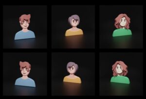 3D Avatar Set Figma