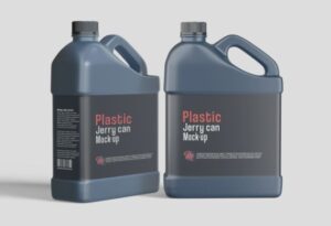 Plastic Jerry Can Mockup PSD