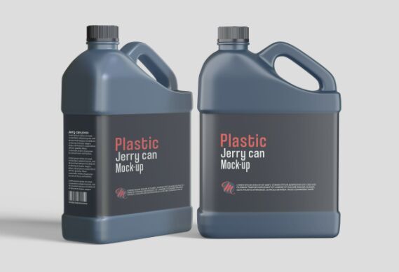 Plastic Jerry Can Mockup PSD