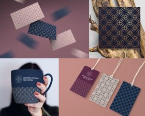 Geometric Pattern Set Vector