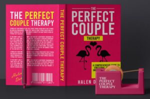 Open Hardcover Book Presentation Mockup PSD