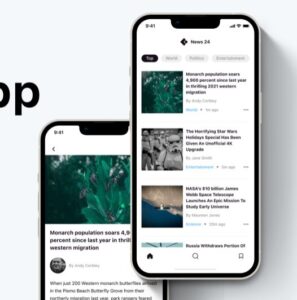 News Reader App UI Kit For iPhone 13