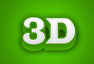 3D Text Effect For Photoshop