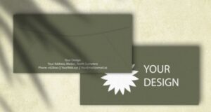 Commercial Envelope PSD Mockup