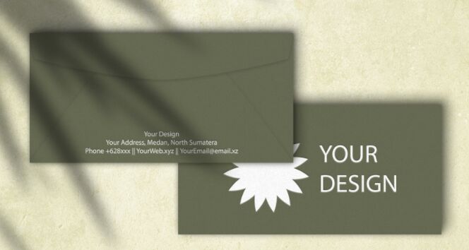 Commercial Envelope PSD Mockup