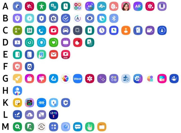 Samsung One UI App Icons Pack