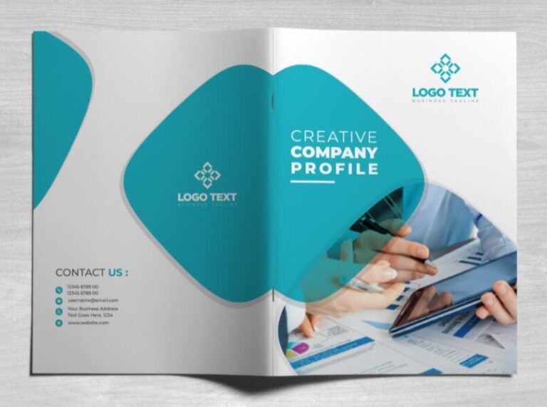 High Quality Company Profile Design Vector Template