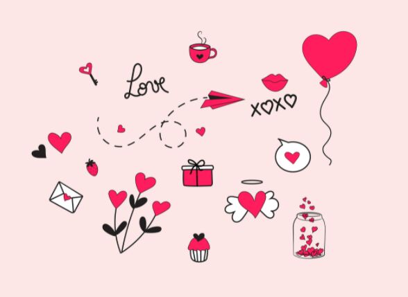 Valentines Vectors EPS