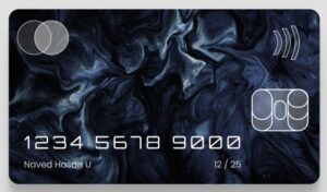 Abstract Credit Card Design Figma