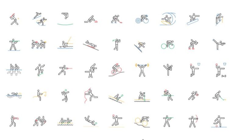 Olympics Sports Icons Pack Figma