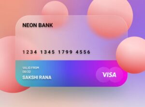 Glassmorphism Credit Card Template Figma