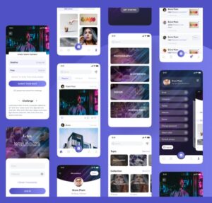 Social App UI Kit Figma