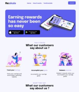 Financial Landing Page Template Figma