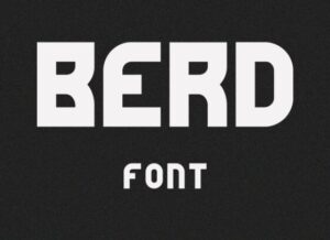 BERD English Font