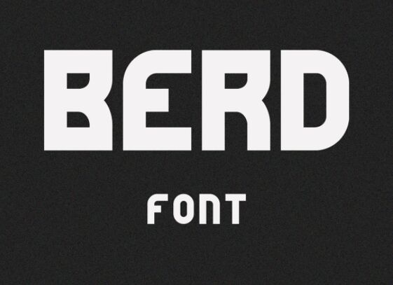 BERD English Font