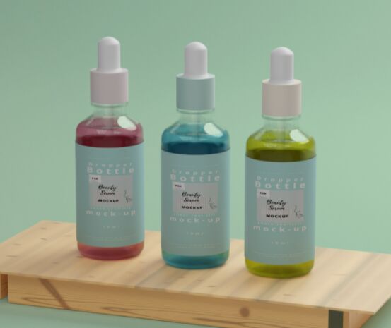 Dropper Cosmetic Product Mockup