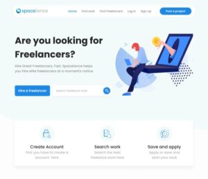 Freelancing Web UI Figma