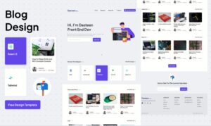 Blog UI Kit Figma