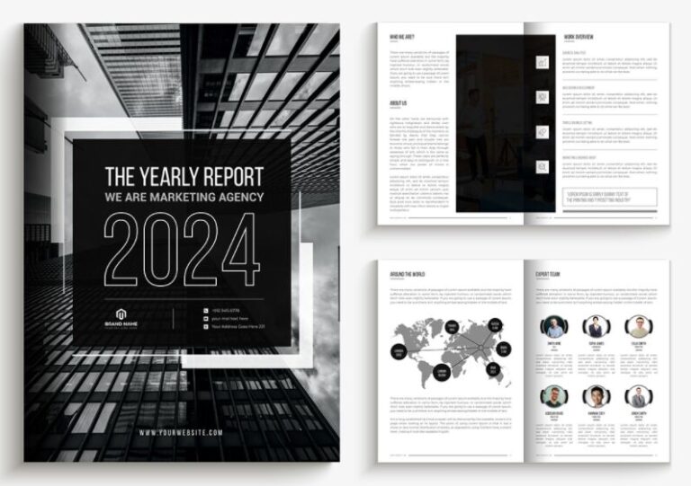 Business Proposal & Company Profile PSD Mockup