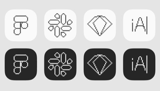 Retro Mac Dock Icons Figma